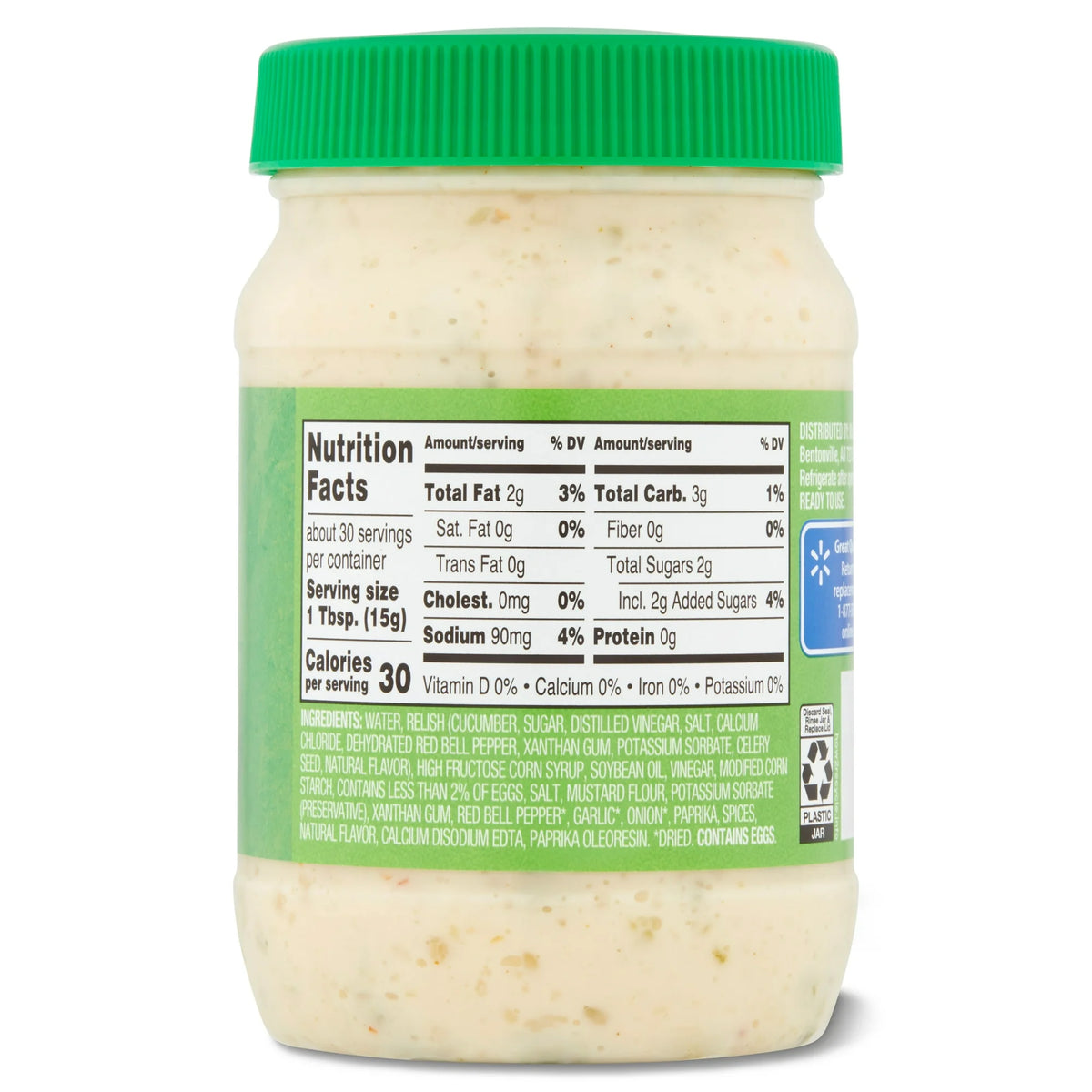 Great Value Sandwich Spread, 15 fl oz Jar