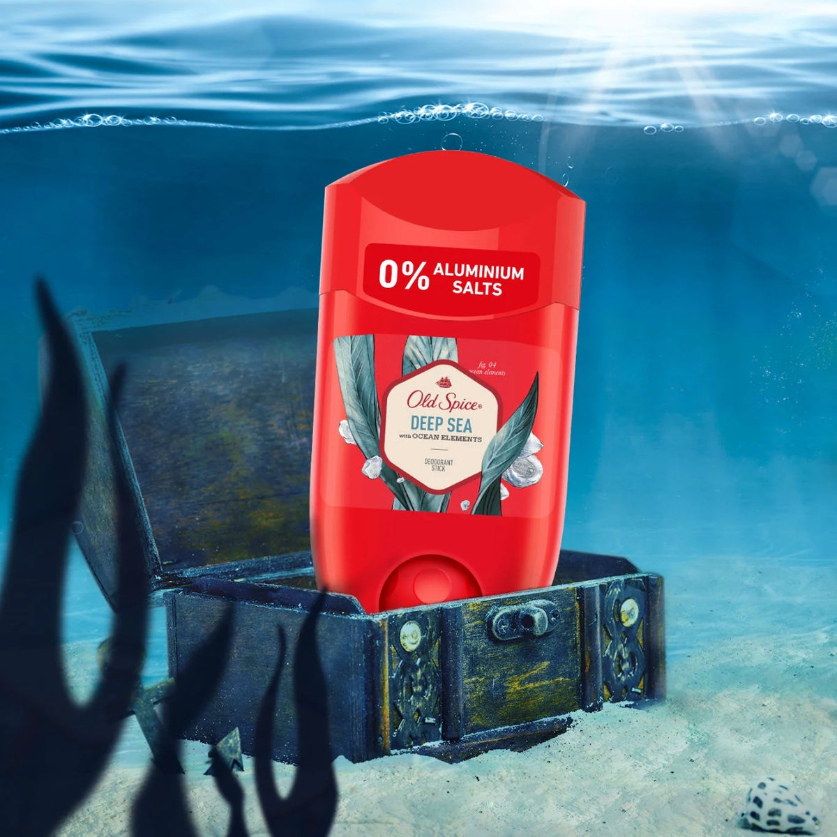 Old Spice Stick Deodorant Stick Deep Sea W/ Ocean Elements- 1.7 oz/ 50 ml