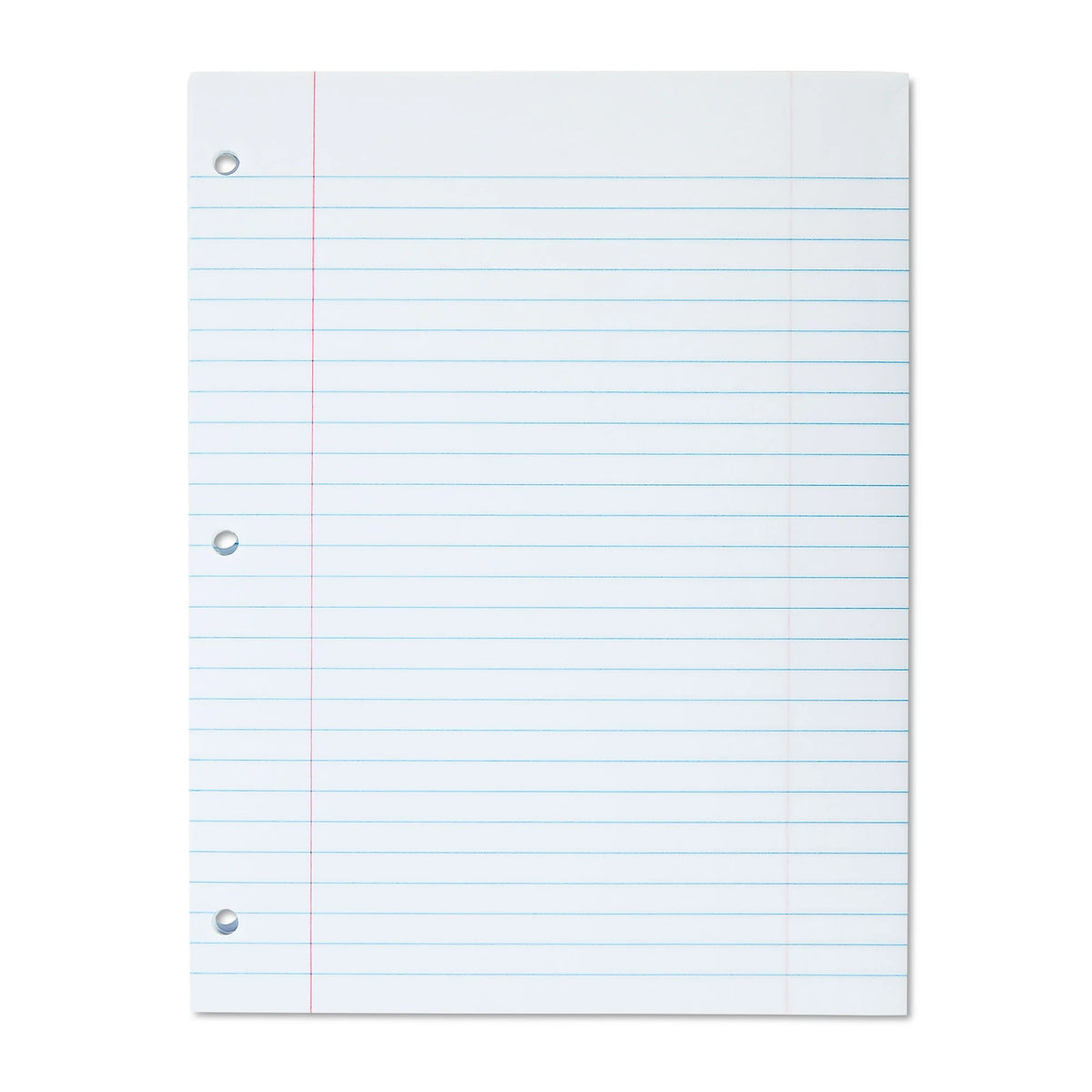 Pen+Gear Wide Ruled Filler Paper, 10.5" x 8", 150 Sheets