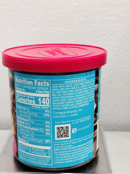Duncan Hines Dolly Parton's Favorite Chocolate Buttercream Flavored Cake Frosting, 16 oz