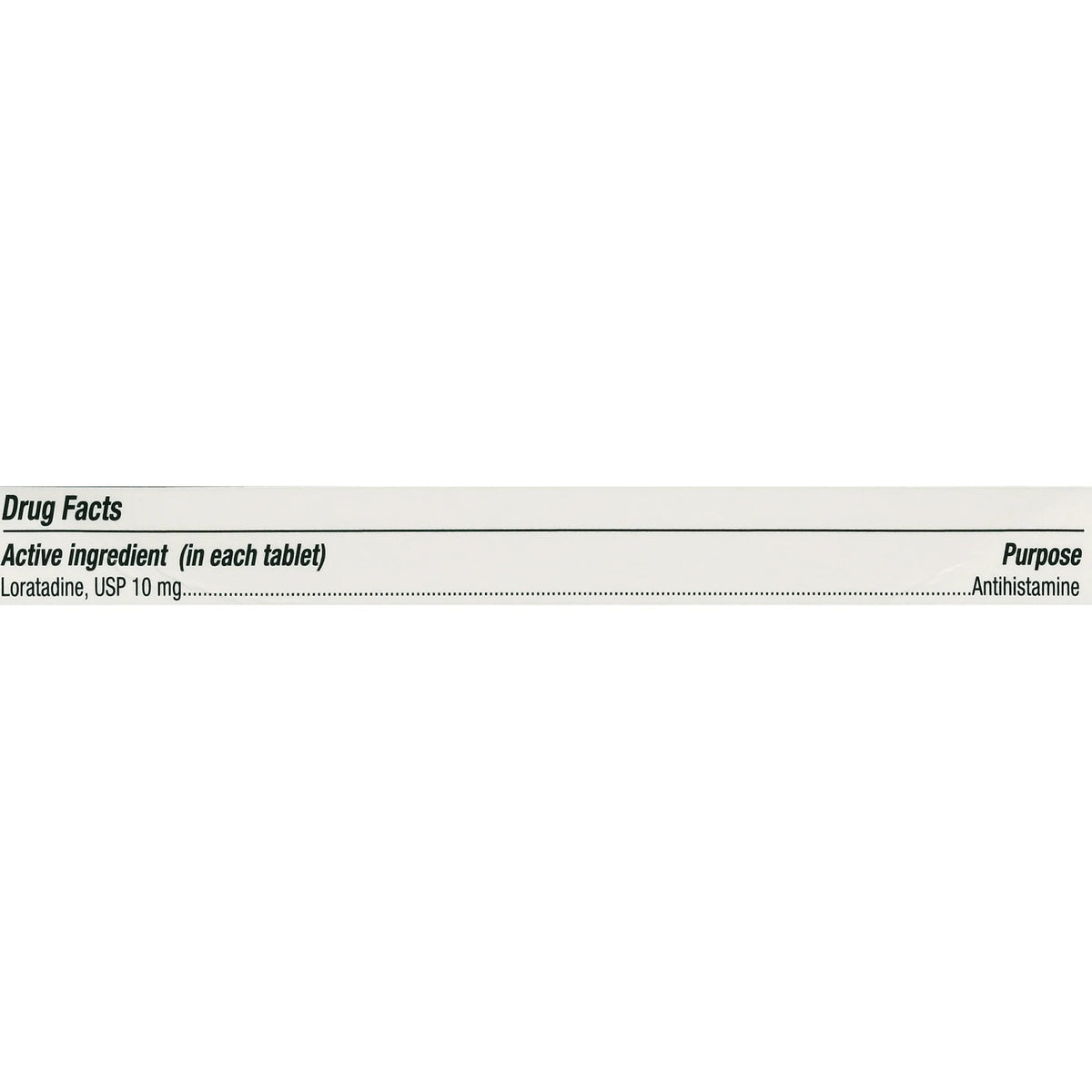 Equate Allergy Relief Loratadine Tablets 10 mg, Antihistamine, 10 Count
