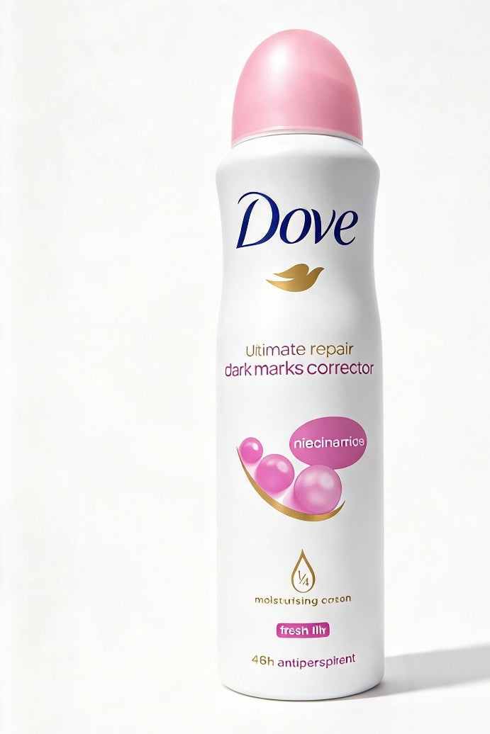 DOVE ULTIMATE REPAIR DARK MARKS CORRECTOR SPRAY FRESH LILY 135ML