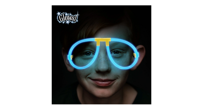 Blue Glow Eye Glasses, 2 Count, by Way To Celebrate