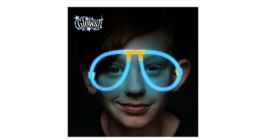 Blue Glow Eye Glasses, 2 Count, by Way To Celebrate