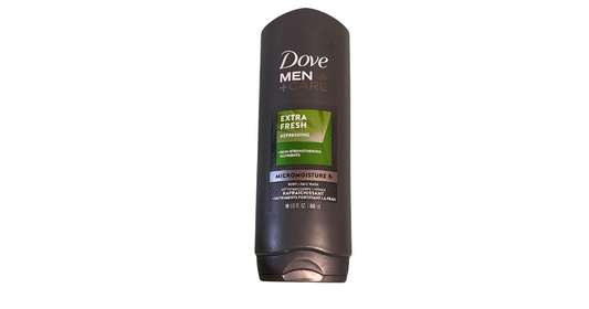 Dove Men+Care Extra Fresh Micromoisture Face - Body Wash 532ml