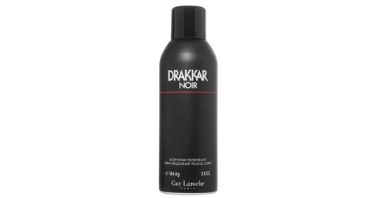 Guy Laroche Drakkar Noir Body Spray for Men, 5.8 oz