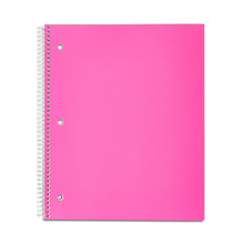 Load image into Gallery viewer, Pen+Gear College Ruled Poly 1-Subject Notebook with Inside Pockets, 9&quot; x 11&quot;, 100 Heavyweight Sheets
