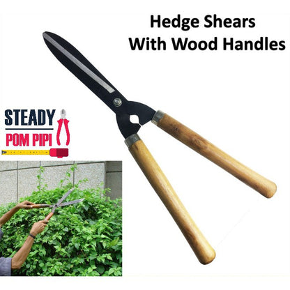 Big Gardening Wood Handle Grass Scissor cutter