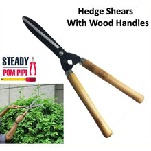 Load image into Gallery viewer, Big Gardening Wood Handle Grass Scissor cutter
