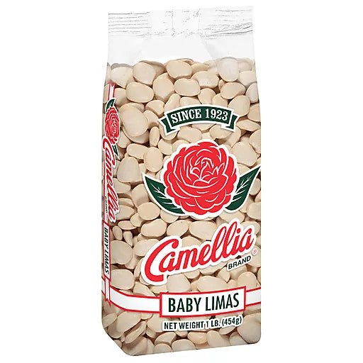 Camellia Baby Limas White Dried  Beans