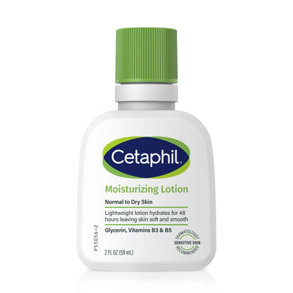 Cetaphil Moisturizing Cream for Dry to Normal Skin, Unscented, 2 fl oz