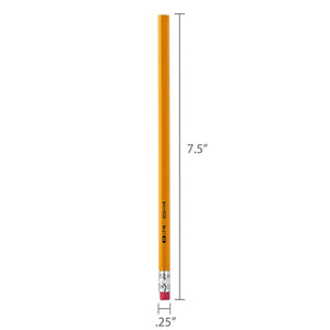 Pen+Gear Unsharpened Wood Pencils, #2 HB Lead, Yellow, 12 Count