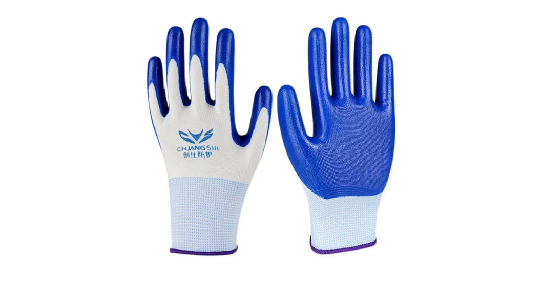 Rubber Coated Gloves Construction/Gardening Gloves Multipurpose