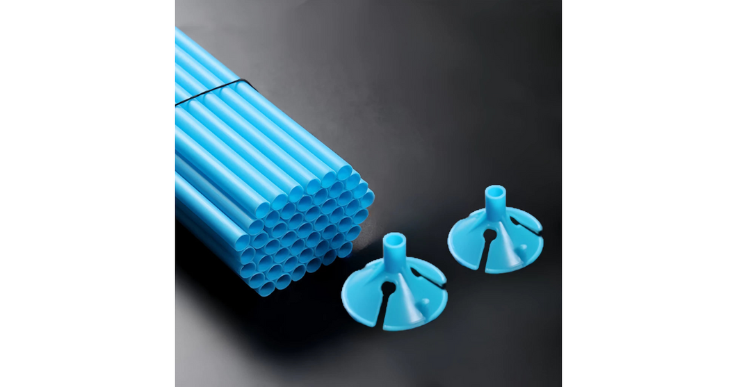 40CM Balloon Stick /sky blue