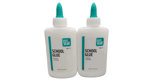Pen+Gear Washable School Glue, White, 4 oz, 118ml, 0.271 lb