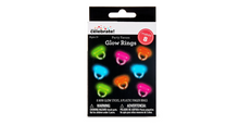 Load image into Gallery viewer, Multicolor Plastic Glow Ring Party Favors, 8 Pieces, by Way To Celebrate
