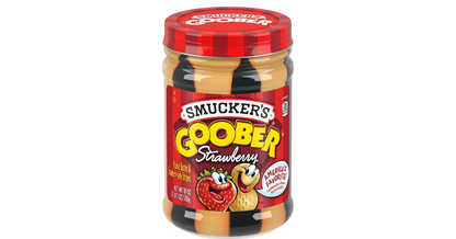 Smucker's Goober Peanut Butter and Strawberry Jelly Stripes, 18 Ounces