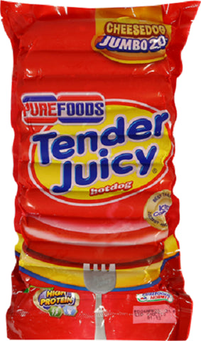 PureFoods Tender Juicy Hotdog Jumbo Cheesedog | 1kg