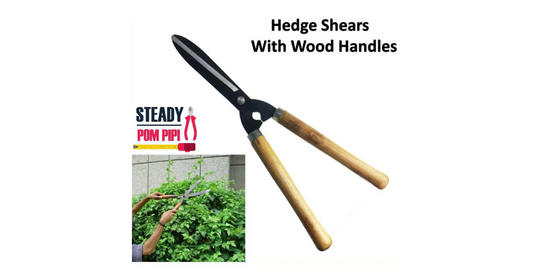 Big Gardening Wood Handle Grass Scissor cutter