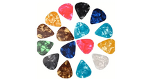 Load image into Gallery viewer, One Piece Guitar/Ukulele Picks - Suitable for Bass, Electric &amp; Acoustic Guitars - 0.46mm Thickness
