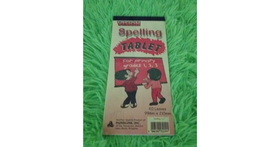 spelling booklet for grade 1,2&3