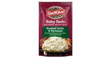 Load image into Gallery viewer, Idahoan Baby Reds Mashed Potatoes with Roasted Garlic &amp; Parmesan Side Dish, 4.1 oz
