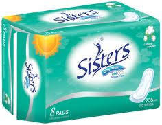 Sisters Napkin Silk Day non-wing
