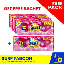 Load image into Gallery viewer, SURF Fabric Conditioner Blossom Fresh 69ml Tripid
