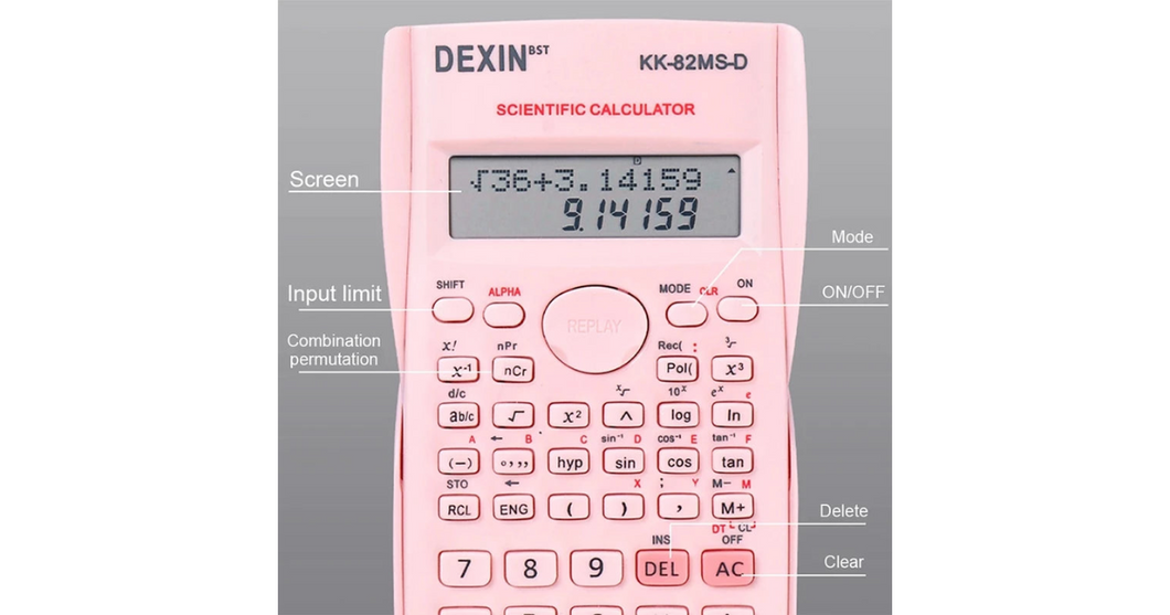 Scientific Calculator with Battery Multifunctional Calculators Stationery Study Supplies Calculators