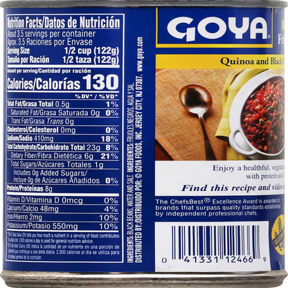 Goya Black Beans, 15.5-oz. Cans