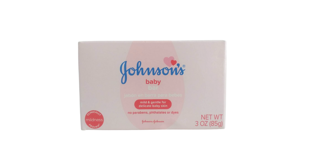 Johnson's Baby Bar Soap Mild & Gentle for Baby Bath 3 oz(85g)