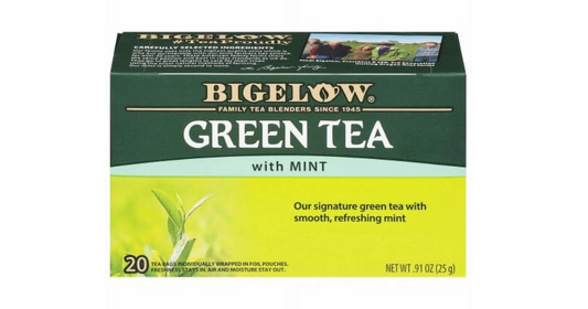 Bigelow Green Tea with Mint Tea Bags 20 Ct 20 ct