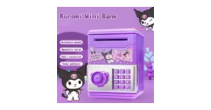 Sanrio Kuromi Piggy Bank for Kids Tabung ATM Cute Toys Save Money Sanrio Coin Banks Storage Box