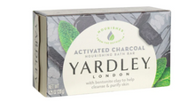 Load image into Gallery viewer, Yardley Activated Charcoal Moisturizing Bath Soap, 4.25 oz. Bars
