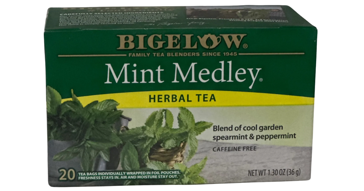 Bigelow Tea Herbal Tea, Mint Medley, 20 Tea Bags