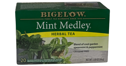 Bigelow Tea Herbal Tea, Mint Medley, 20 Tea Bags