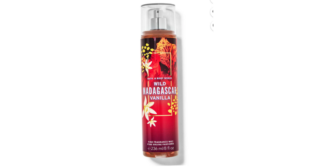 Bath and Body Works WILD MADAGASCAR VANILLA Fine Fragrance Mist 8 Fluid Ounce