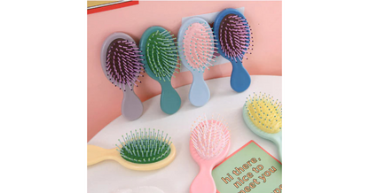 Cute Mini Massage Comb Dry Wet Smooth Hair Brush Wide Tooth Detangling Hair Combs Air Hair Brush