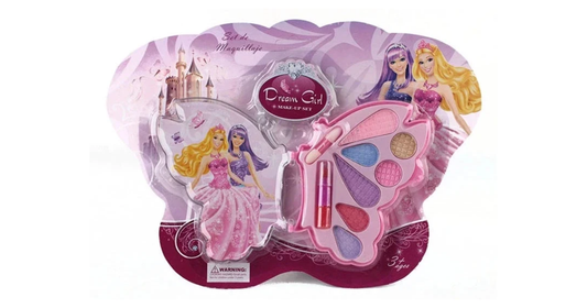 Children's Safe Make Up Toys Butterfly Shape