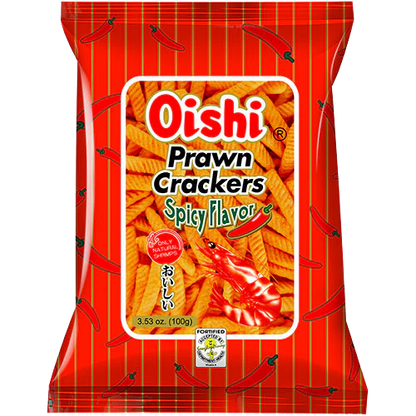 OISHI PRAWN CRACKER SPICY 60g.