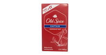 Load image into Gallery viewer, Old Spice Captain Deodorant Bar 3x 143 g Lasting Scent

