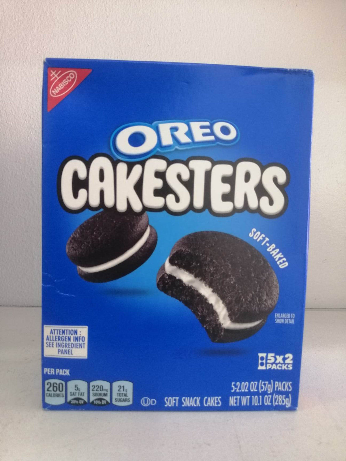 OREO Cakesters Soft Snack Cakes, 5 - 2.02 oz Snack Packs