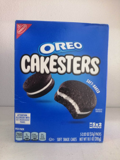 OREO Cakesters Soft Snack Cakes, 5 - 2.02 oz Snack Packs