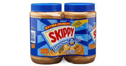 Skippy Chunky Peanut Butter-48 oz, 2ct