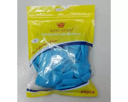BALLOONS 25pcs/SKYblue Size 12