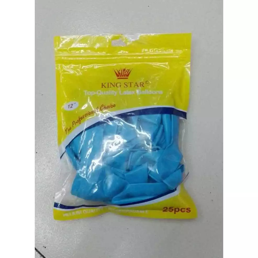 BALLOONS 25pcs/SKYblue Size 12