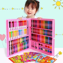 Load image into Gallery viewer, 168PCS coloring set gift for kids painting school supplies color pencil toys for kid girl crayon
