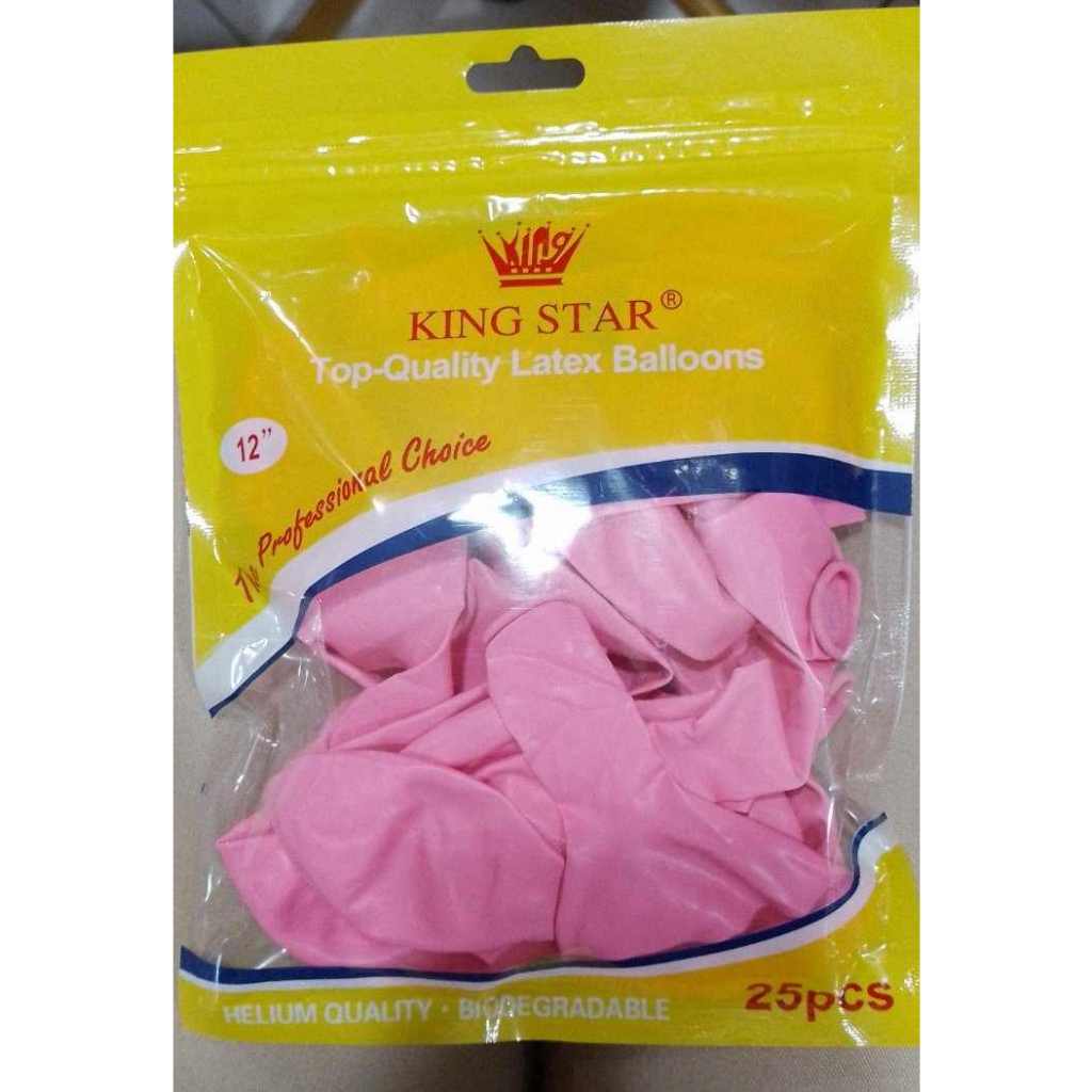 BALLOONS 25pcs/pink Size 12