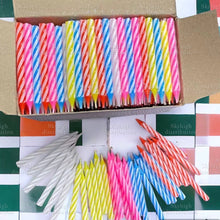Load image into Gallery viewer, Birthday Candle Spiral Candle Assorted Color
