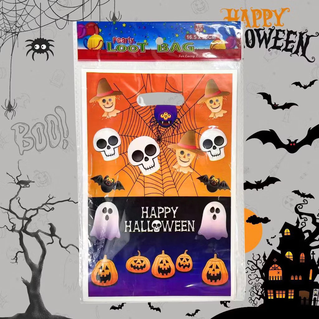 Halloween Treat Lootbags with Handles Trick or Treat